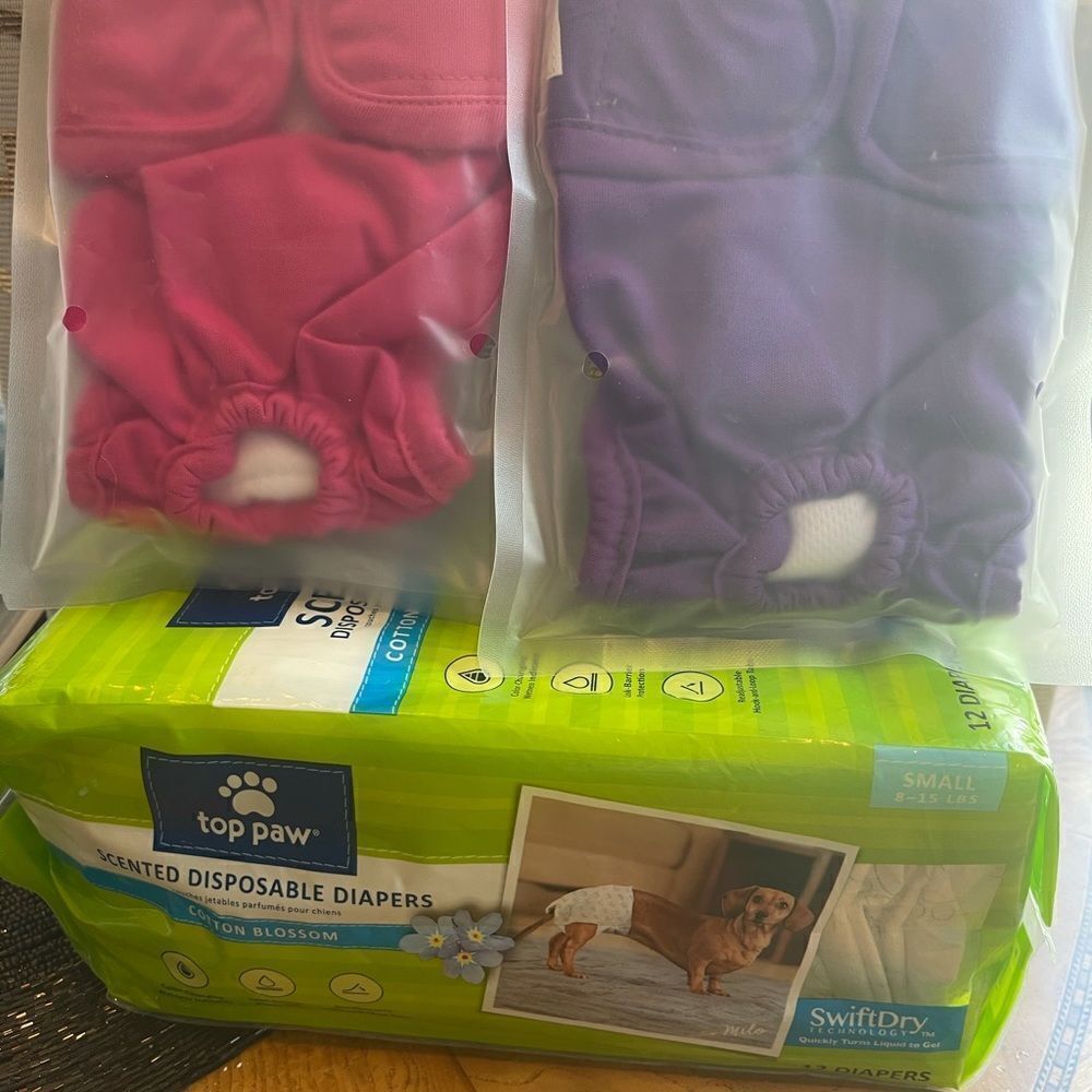 2 DIAPER Covers & Diaper Pack! - Picture 3 of 14